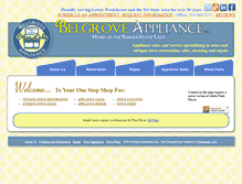 Tablet Screenshot of belgroveappliance.com